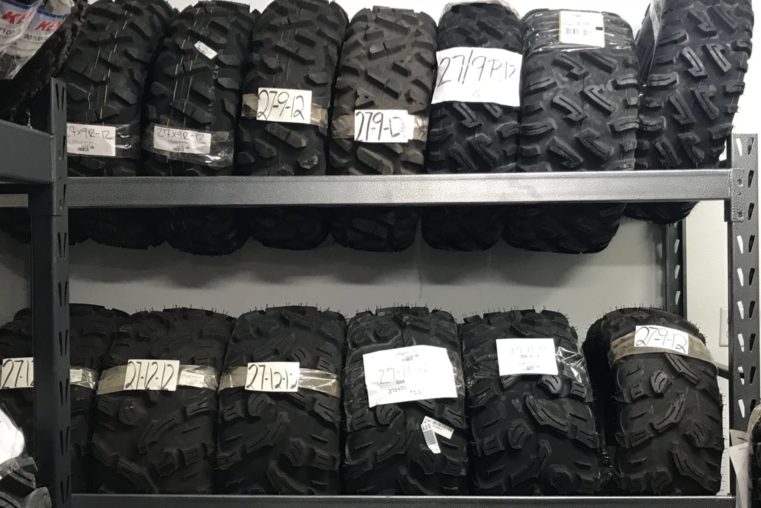 Tires at the Salton City Offroad service and parts center